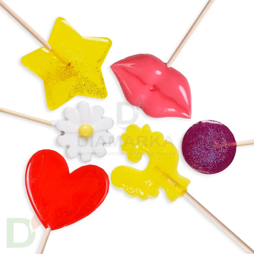 Леденец без сахара Ромашка вкус Клубника, 15гр