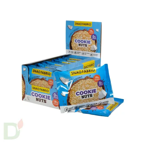 Печенье низкоуглеводное Snaq Fabriq глазированное Сливочное с кокосом 35гр.