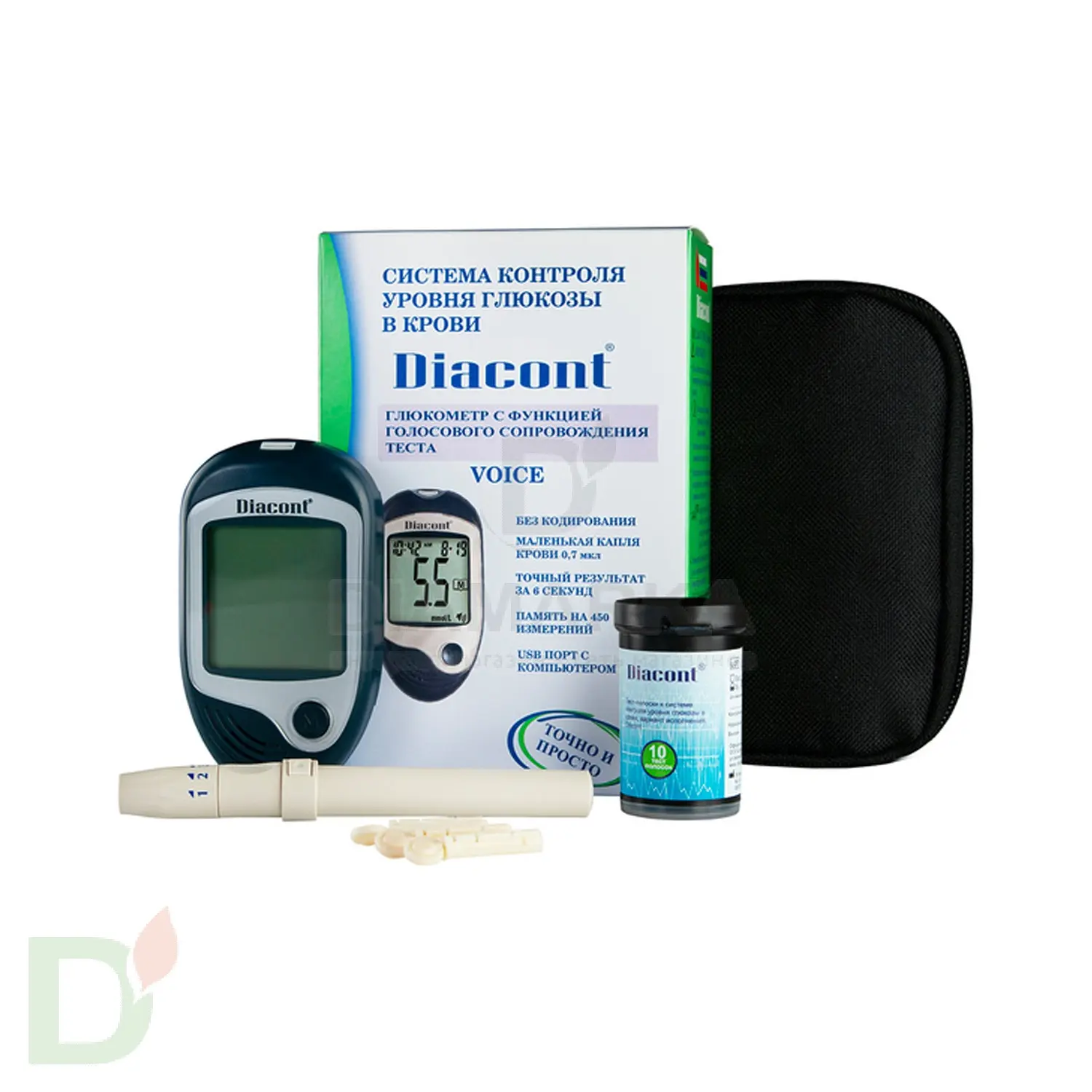 Глюкометр говорящий Diacont Voice в интернет-магазине
