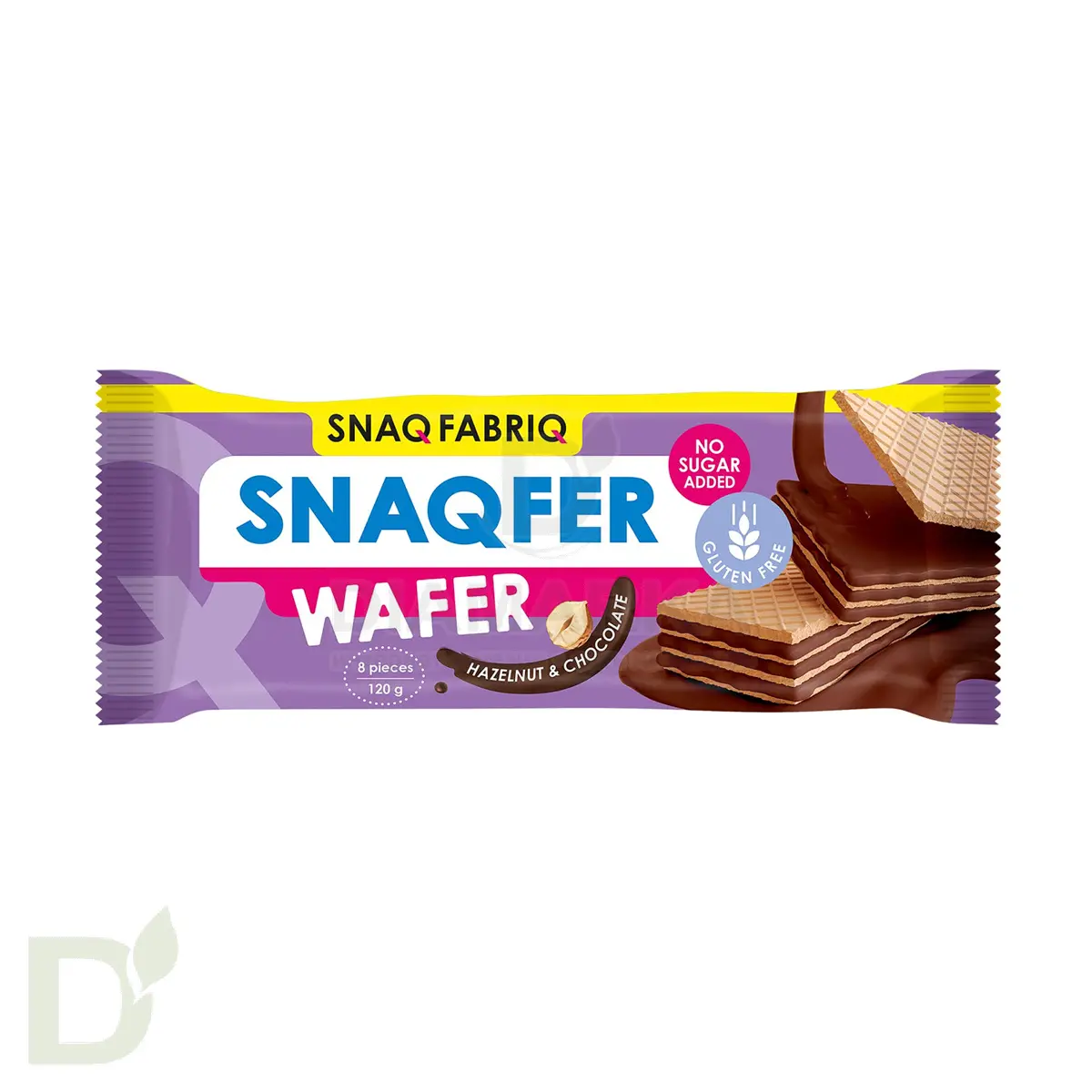 Вафли Snaq Fabriq WAFER неглазированные шоколад-фундук, 120гр в интернет-магазине
