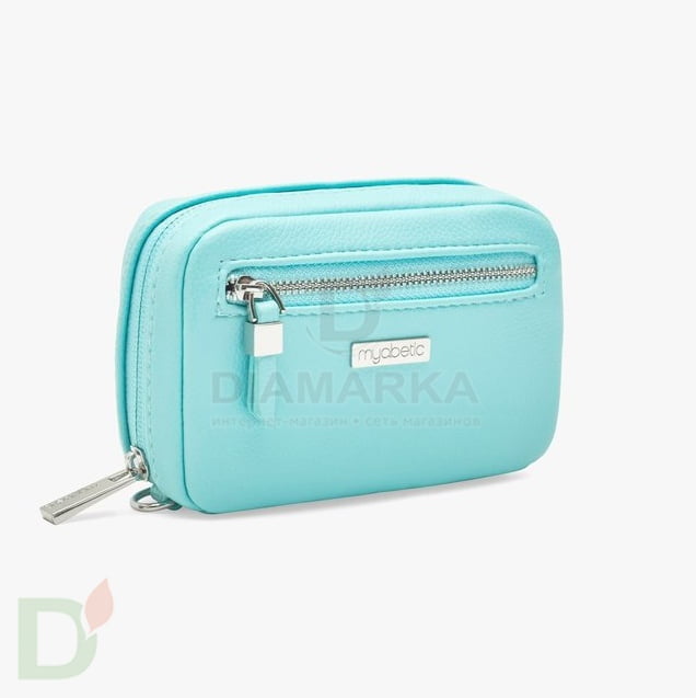 Диа-кейс малый для глюкометра Джеймс (James), бирюзовый цвет