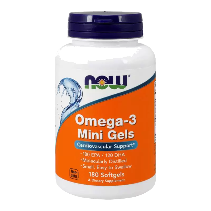 Витамины NOW Омега-3, дополнительный источник ПНЖК, 180EPA/120DHA, 180 шт в интернет-магазине