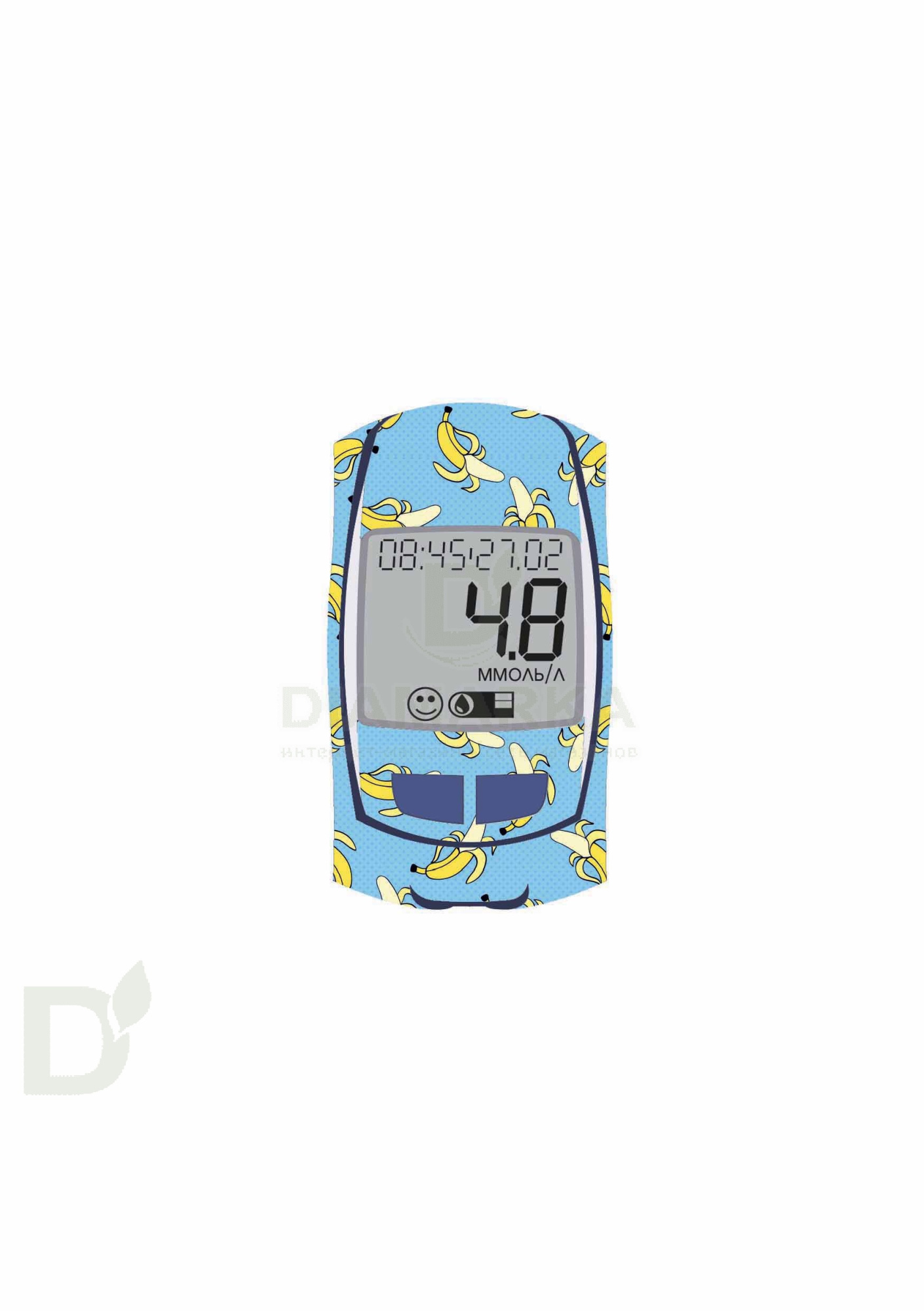 Наклейка на глюкометр Сателлит-Экспресс