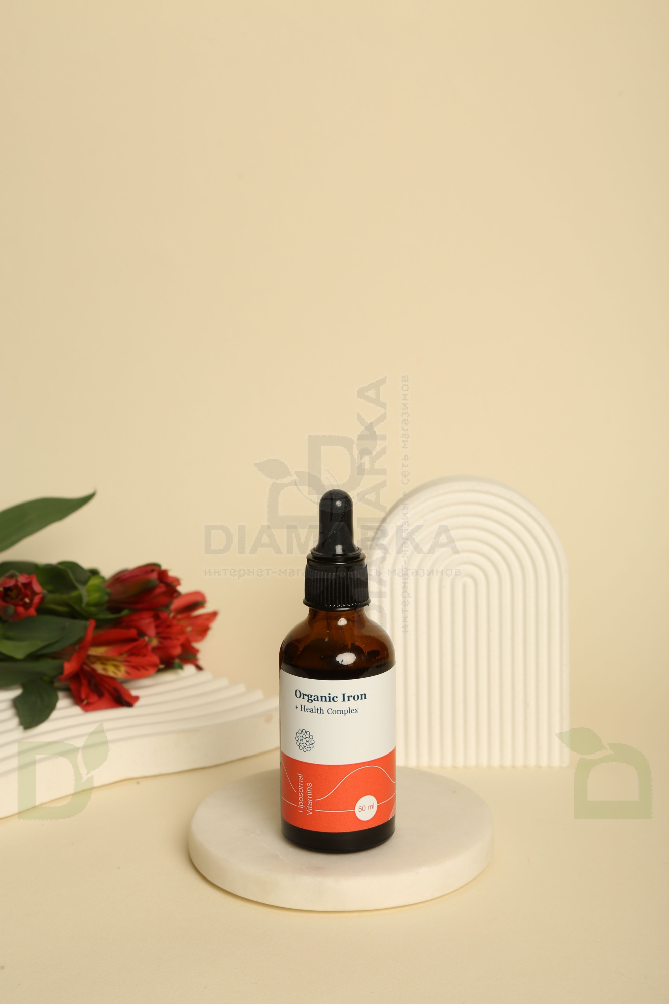 Витамины Liposomal Vitamins ORGANIC IRON 50мл флакон в интернет-магазине