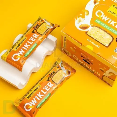 Батончик глазированный Snaq Fabriq QWIKLER Ореховое пралине, 35 гр в интернет-магазине