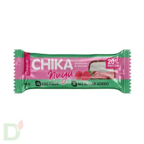 Батончик CHIKALAB глазированный с Нуга с малиной 50гр. в интернет-магазине