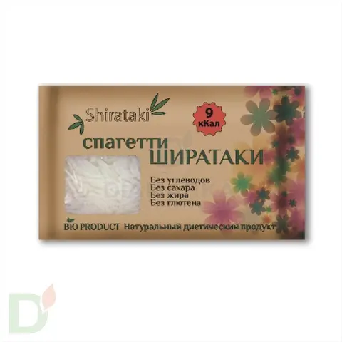 Спагетти Ширатаки Shirataki без углеводов и глютена 340гр