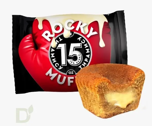 Маффины ROCKY Тирамису ZERO 55гр.